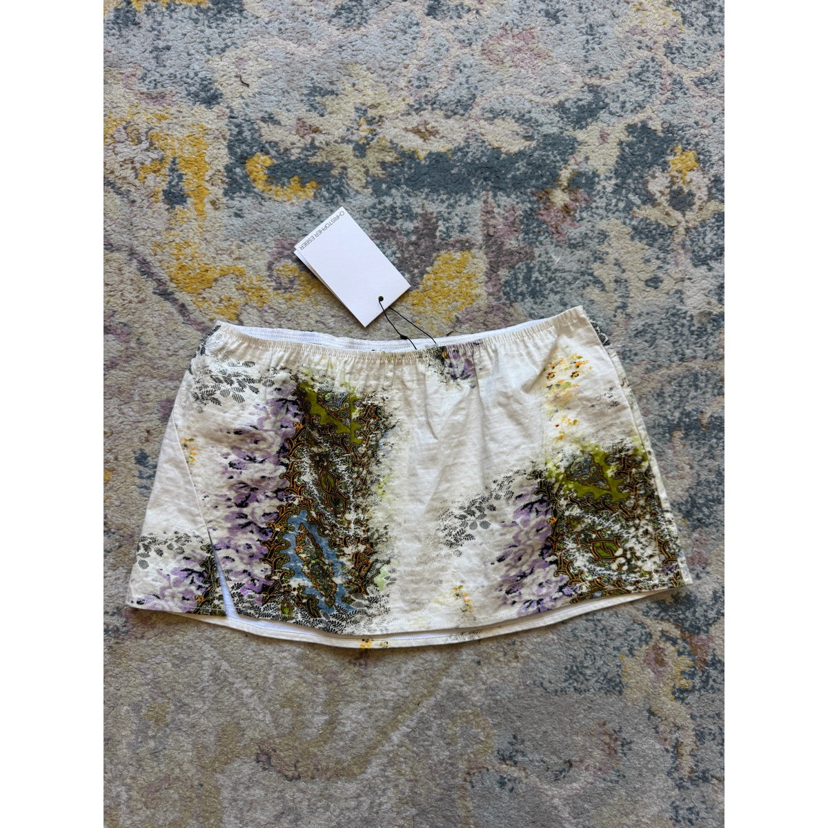 Absence Crushed Jersey Micro Skirt
