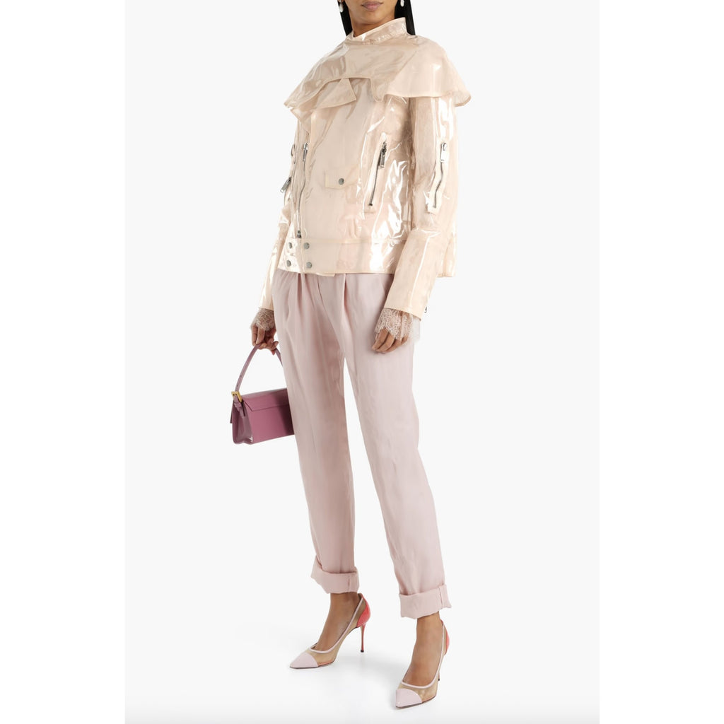 Garavani Zip-detailed Vinyl Jacket