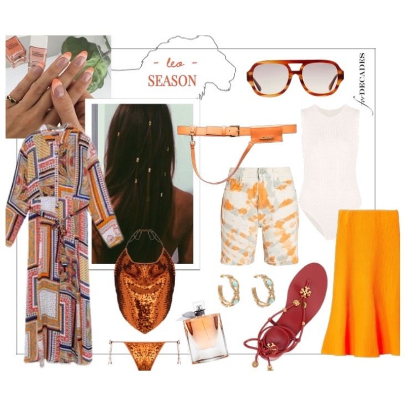 Hanna Tie-Dye Denim Biker Shorts