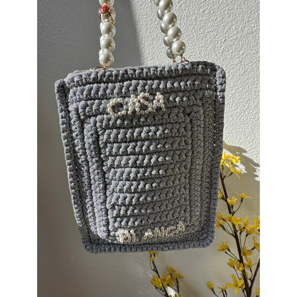Pearl Mini Crochet Bag