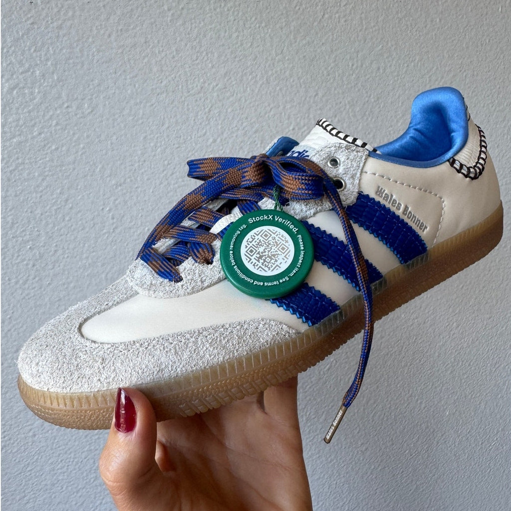 Adidas x Wales Bonner Samba "Wonder Clay Royal Blue" Sneakers