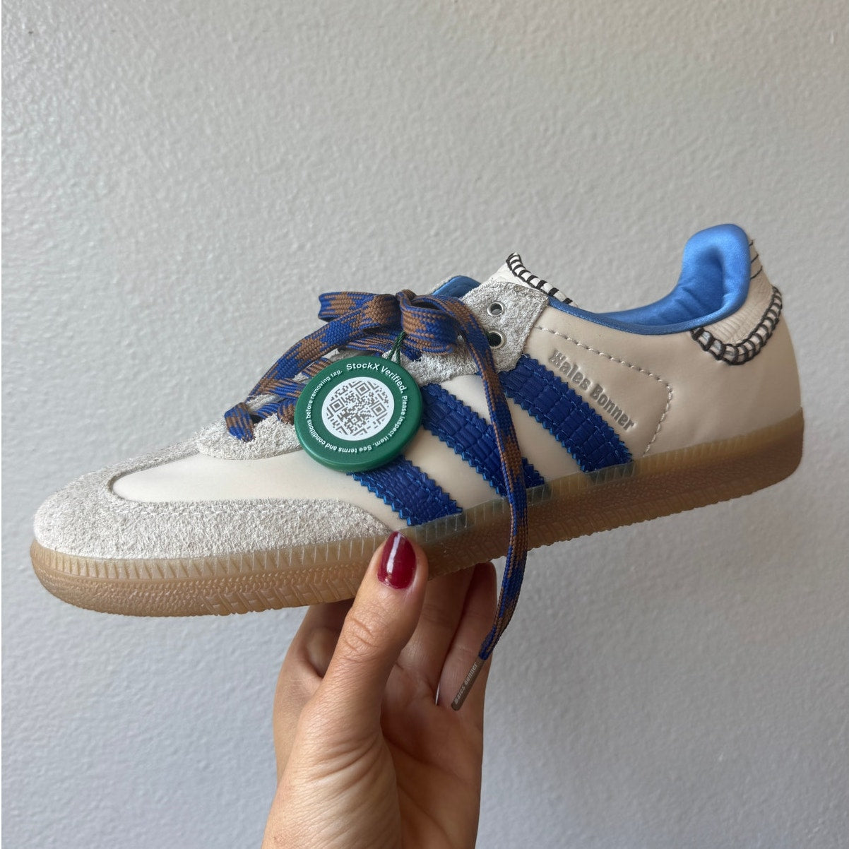 Adidas x Wales Bonner Samba "Wonder Clay Royal Blue" Sneakers