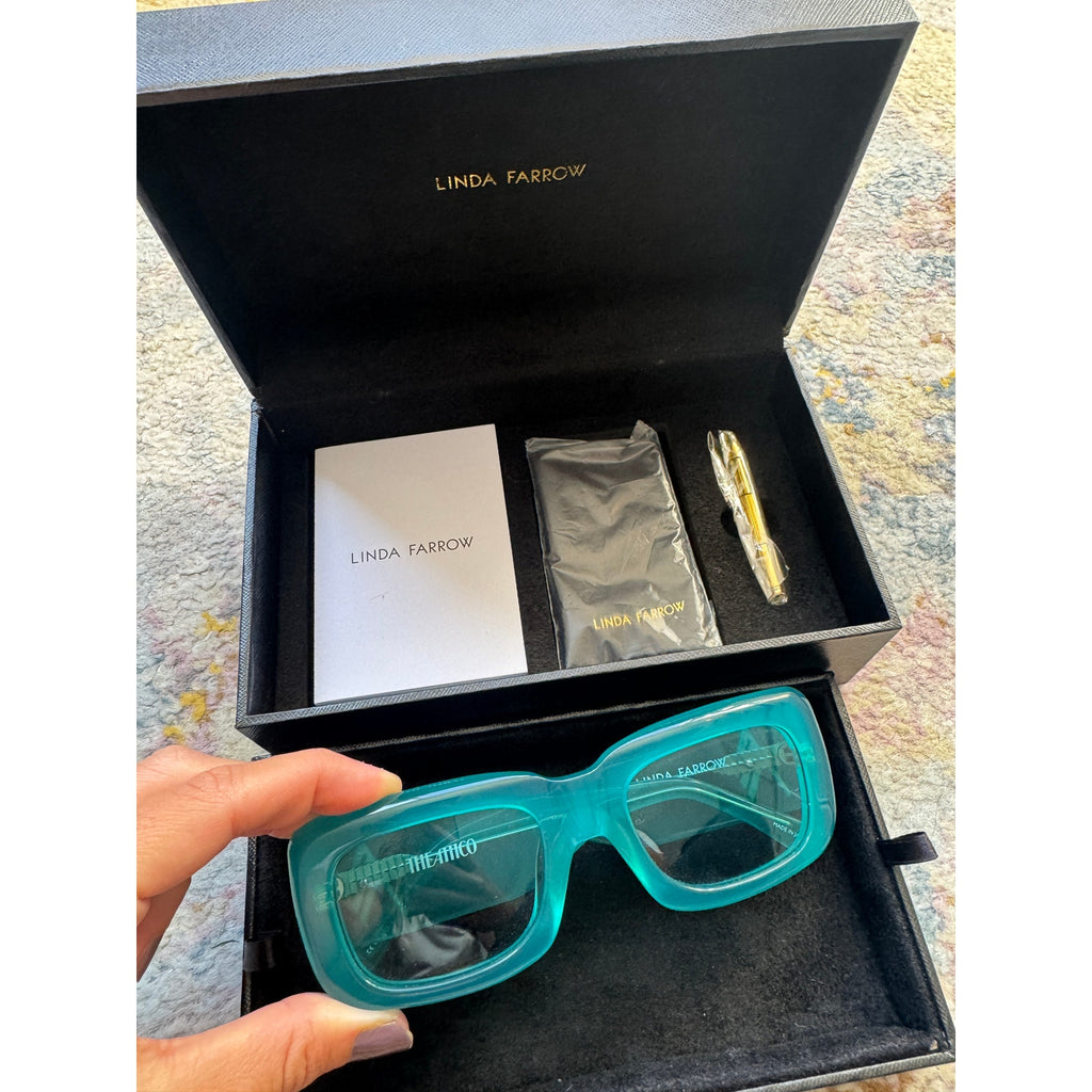 Linda Farrow x THE ATTICO Marfa Rectangular Sunglasses