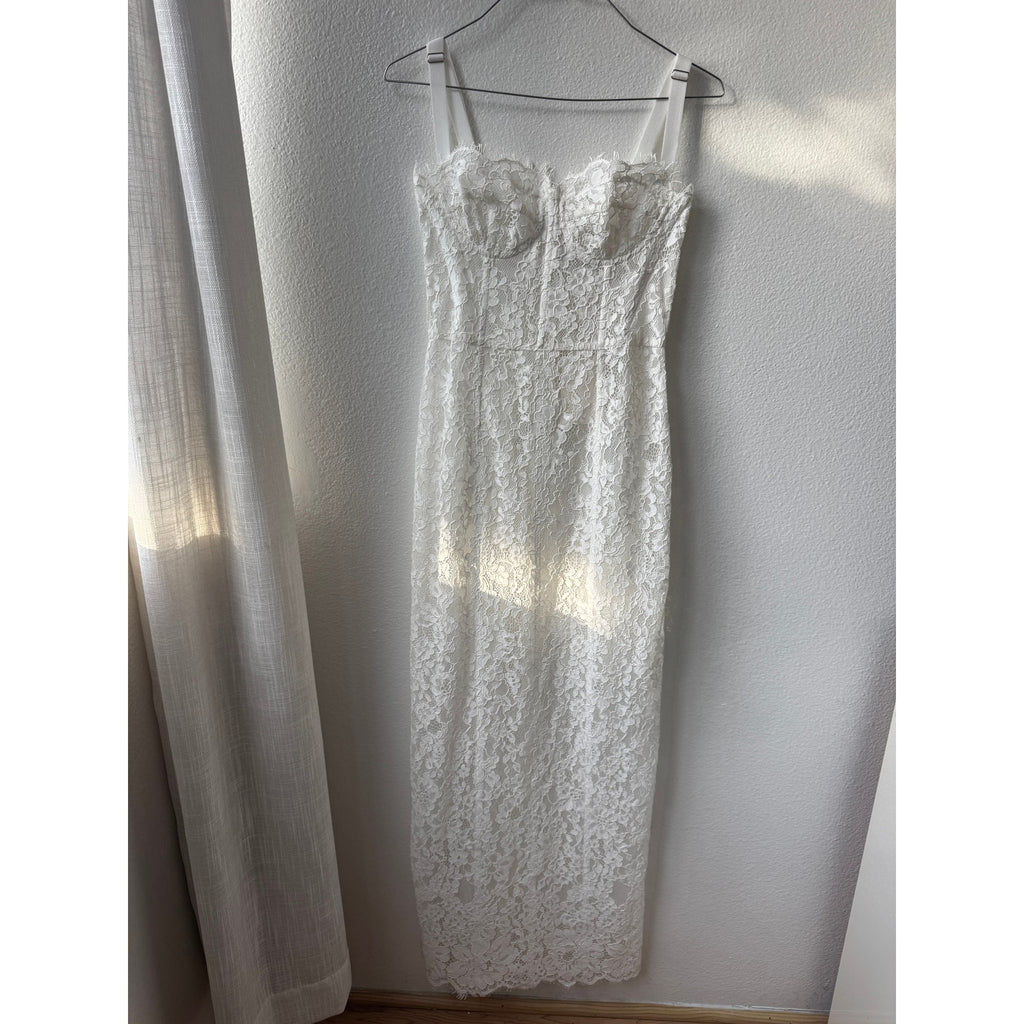 The Lace Column Dress
