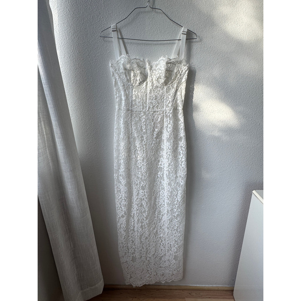 The Lace Column Dress