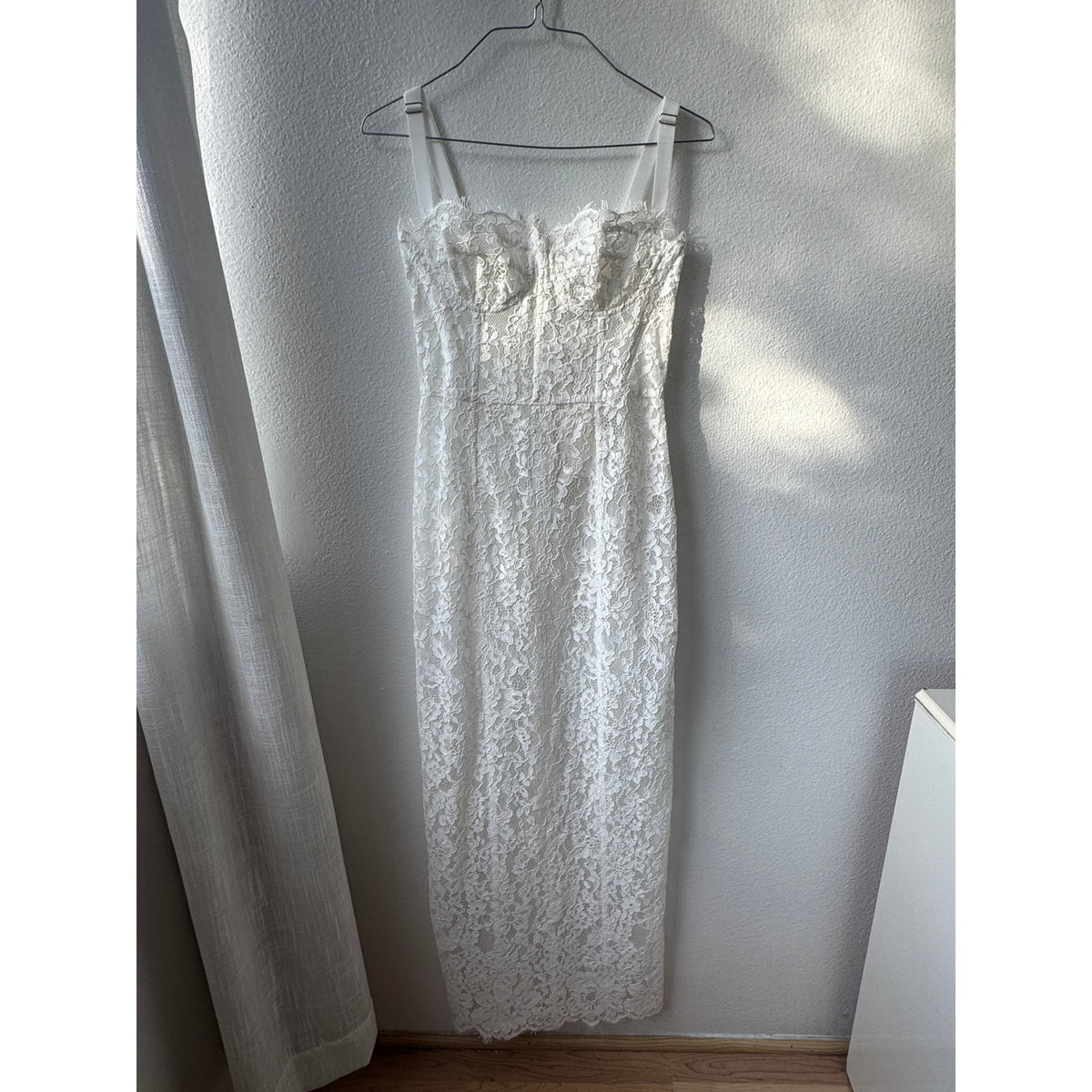 The Lace Column Dress