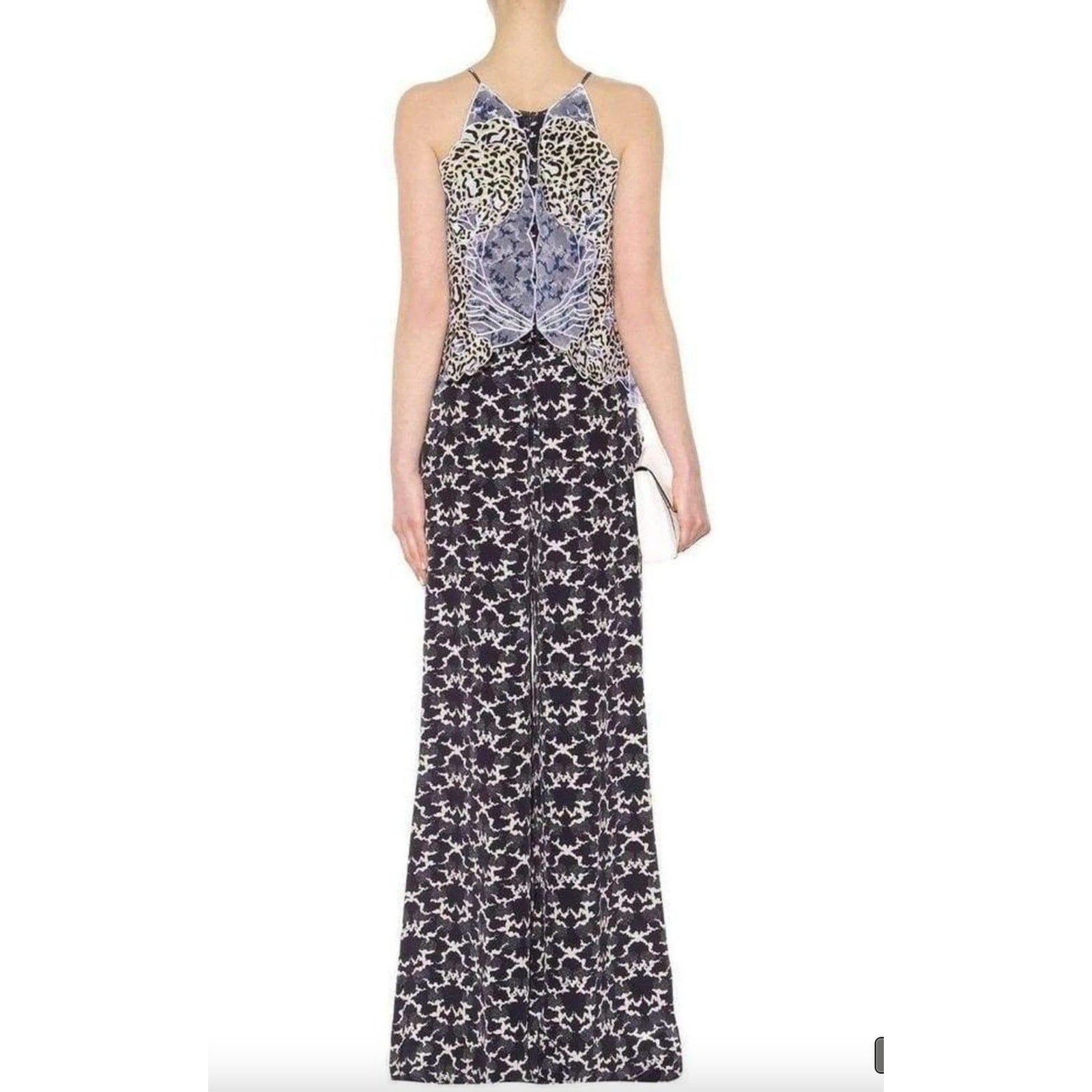 Applique Silk Jumpsuit