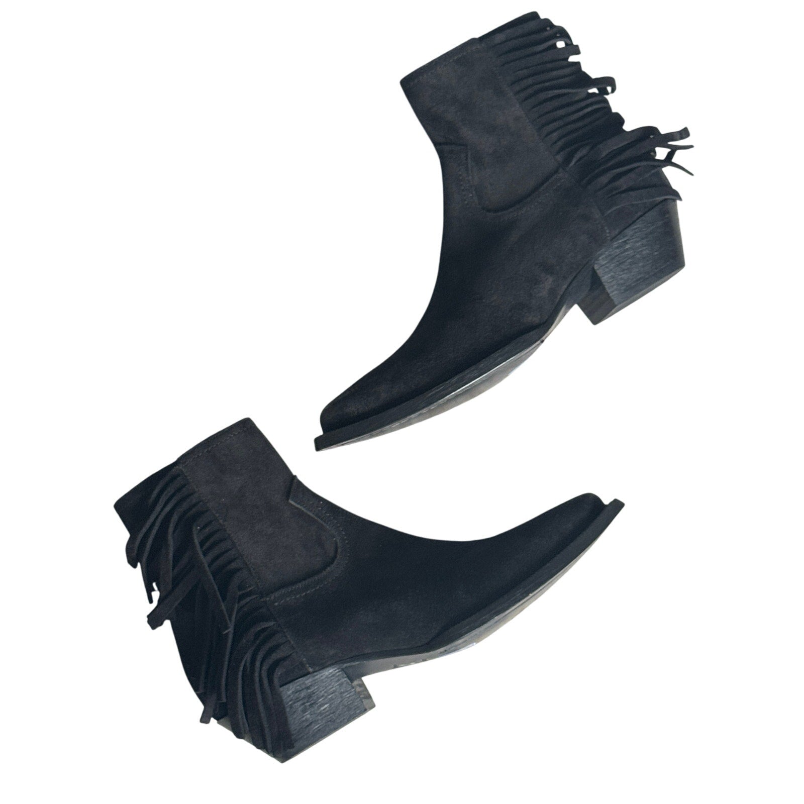 Lukas Black Heeled Ankle Boot