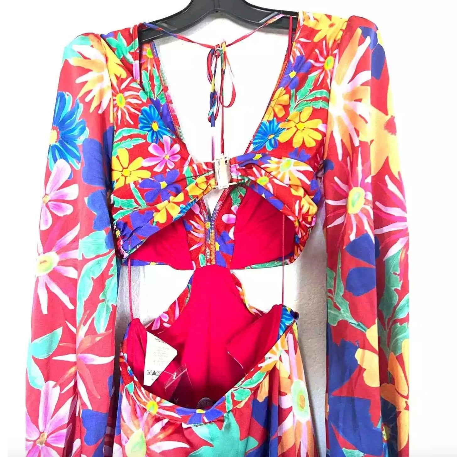 Aster Long Sleeve Cut-Out Dress