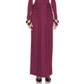 Matte Jersey Long Wrap Skirt