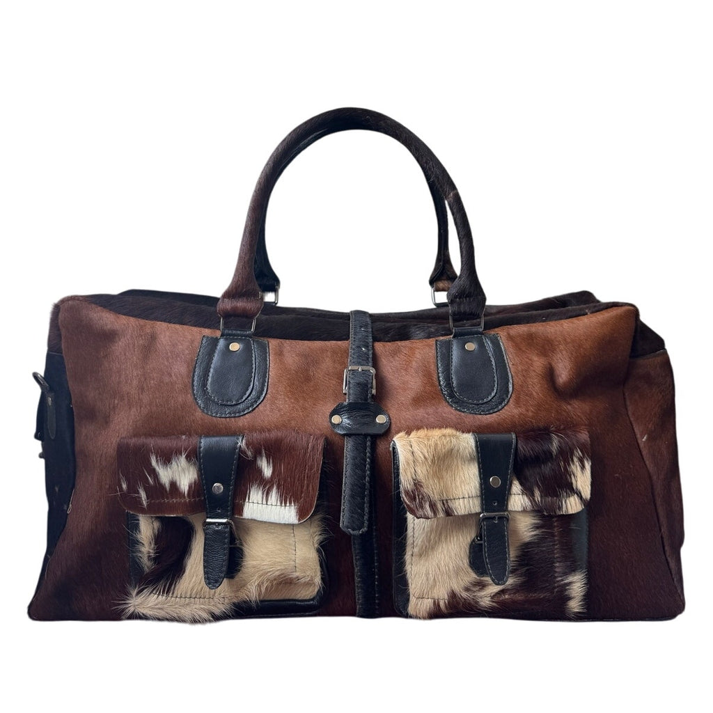Handmade Cowhide Duffle Bag