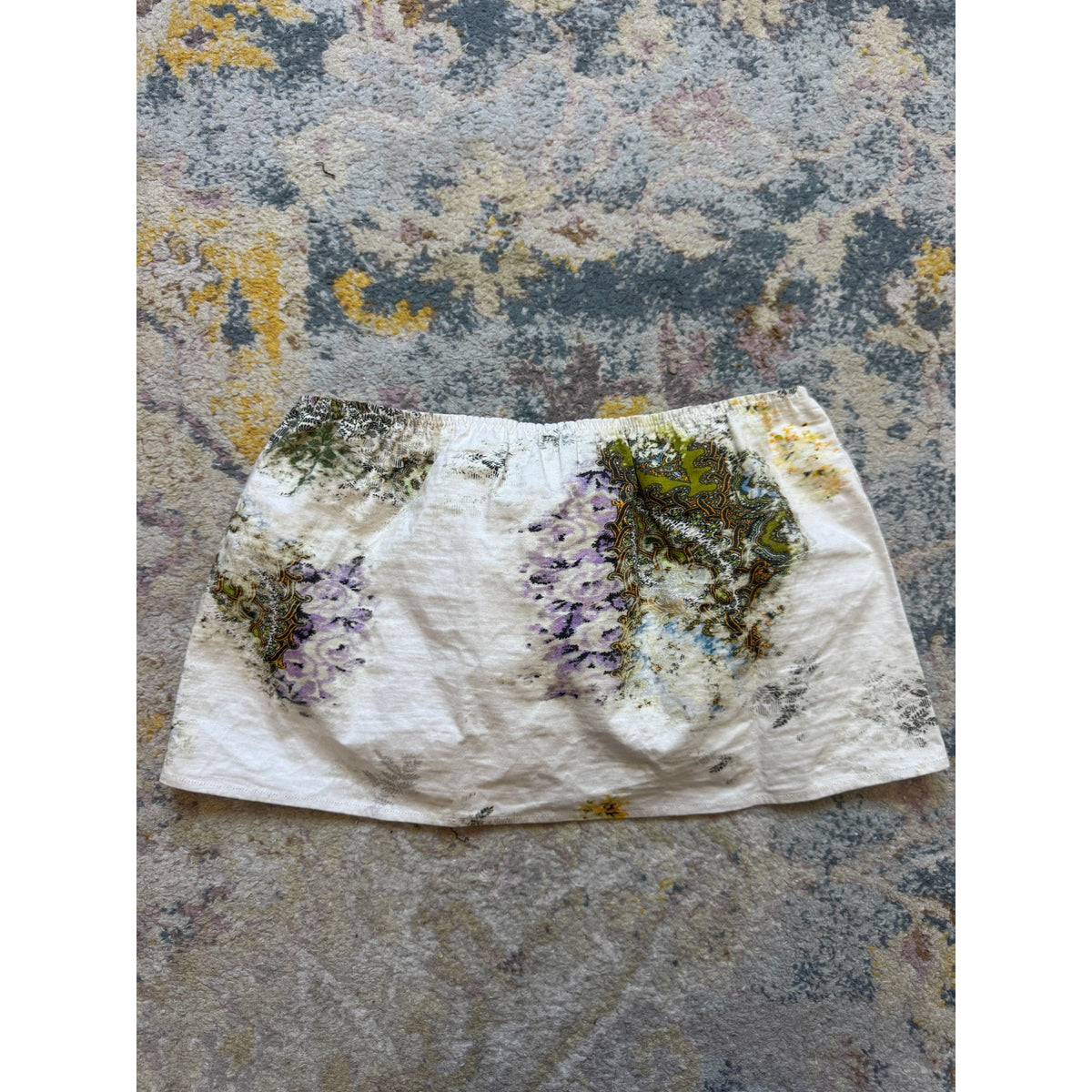 Absence Crushed Jersey Micro Skirt