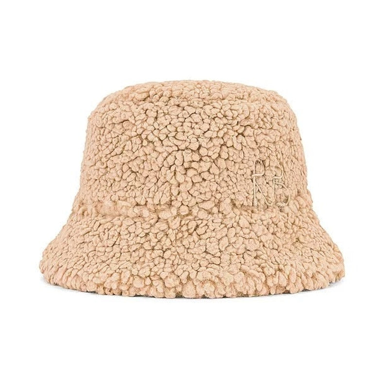 Logo-Embellished Faux Fur Bucket Hat