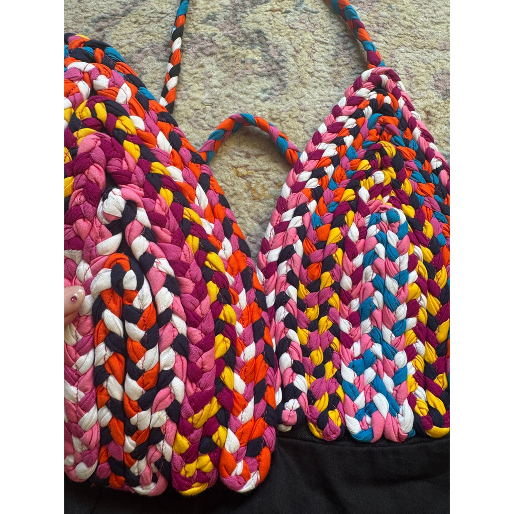 Jutta Braided Open Back Midi Dress