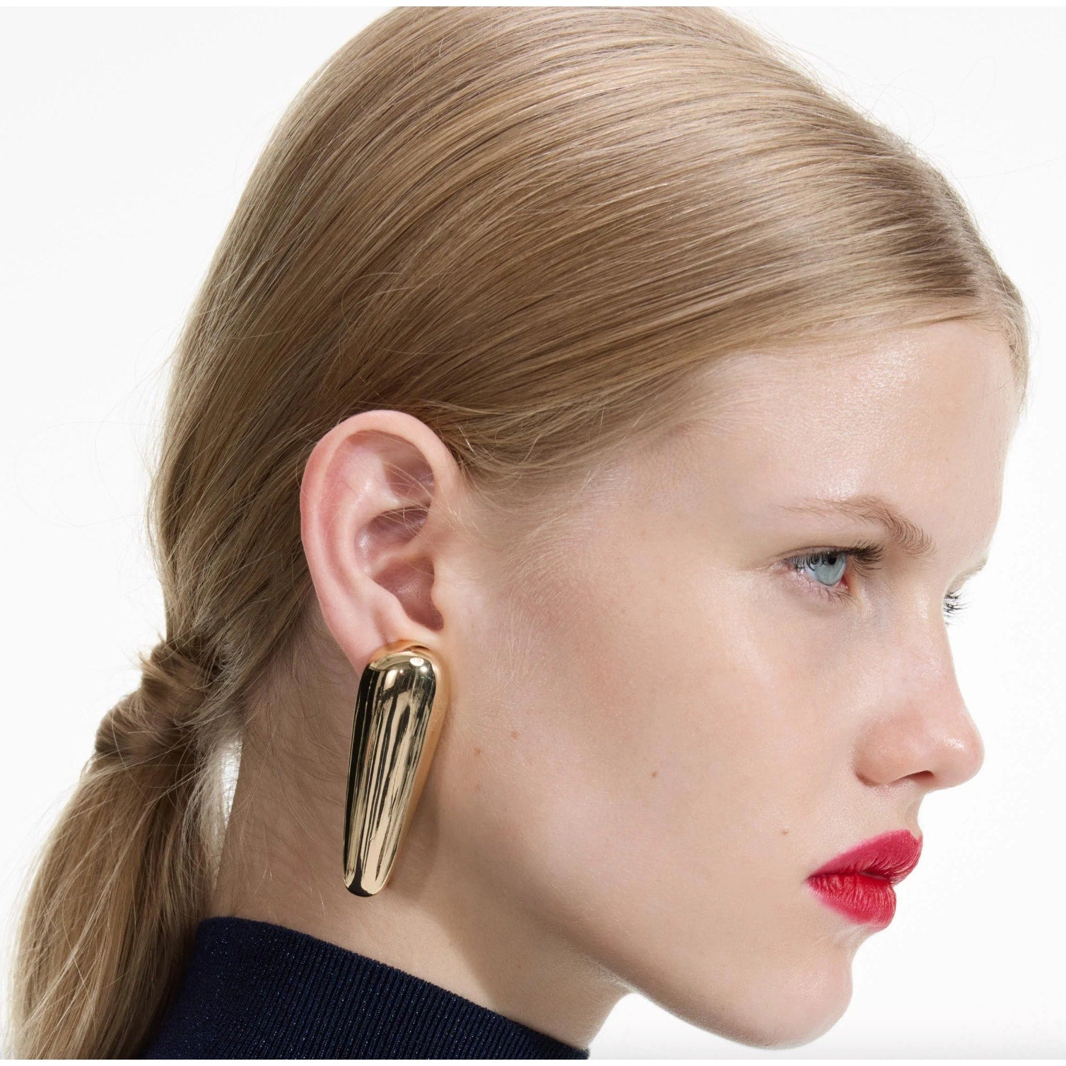 Gold Bar Earrings