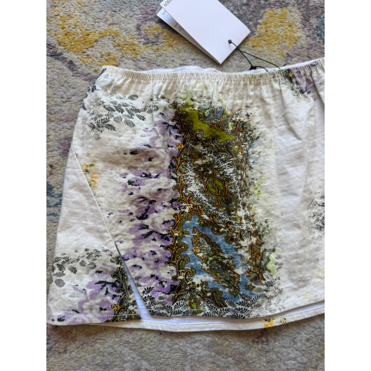 Absence Crushed Jersey Micro Skirt