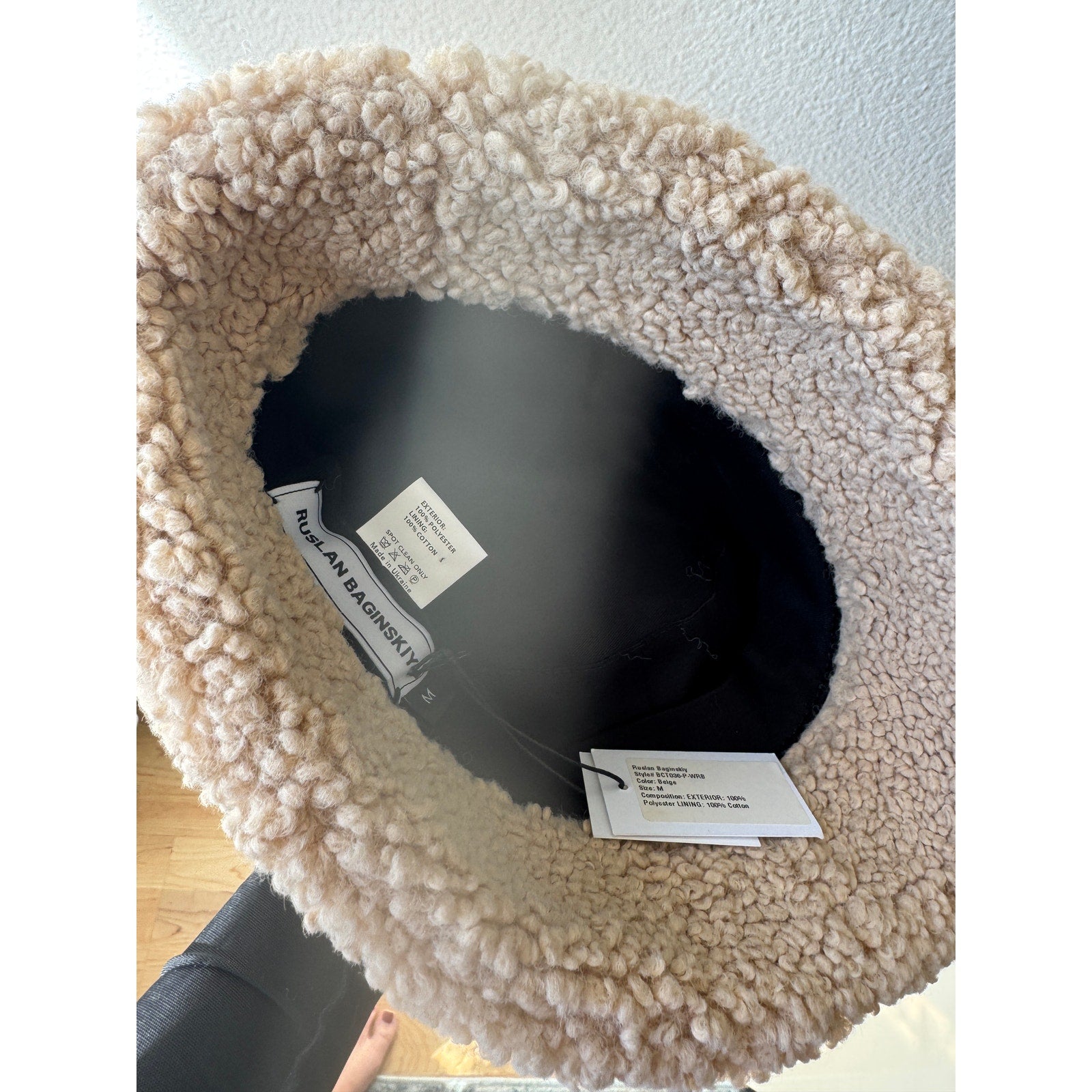 Logo-Embellished Faux Fur Bucket Hat