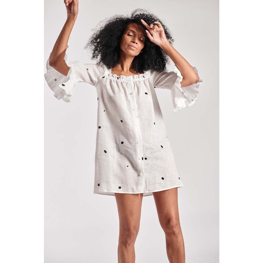 Jane Polka Dot Mini Dress