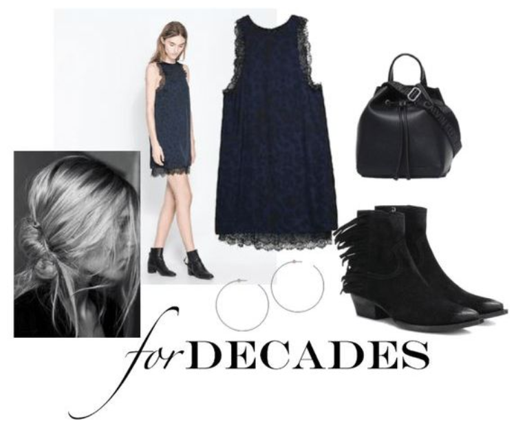 Lukas Black Heeled Ankle Boot