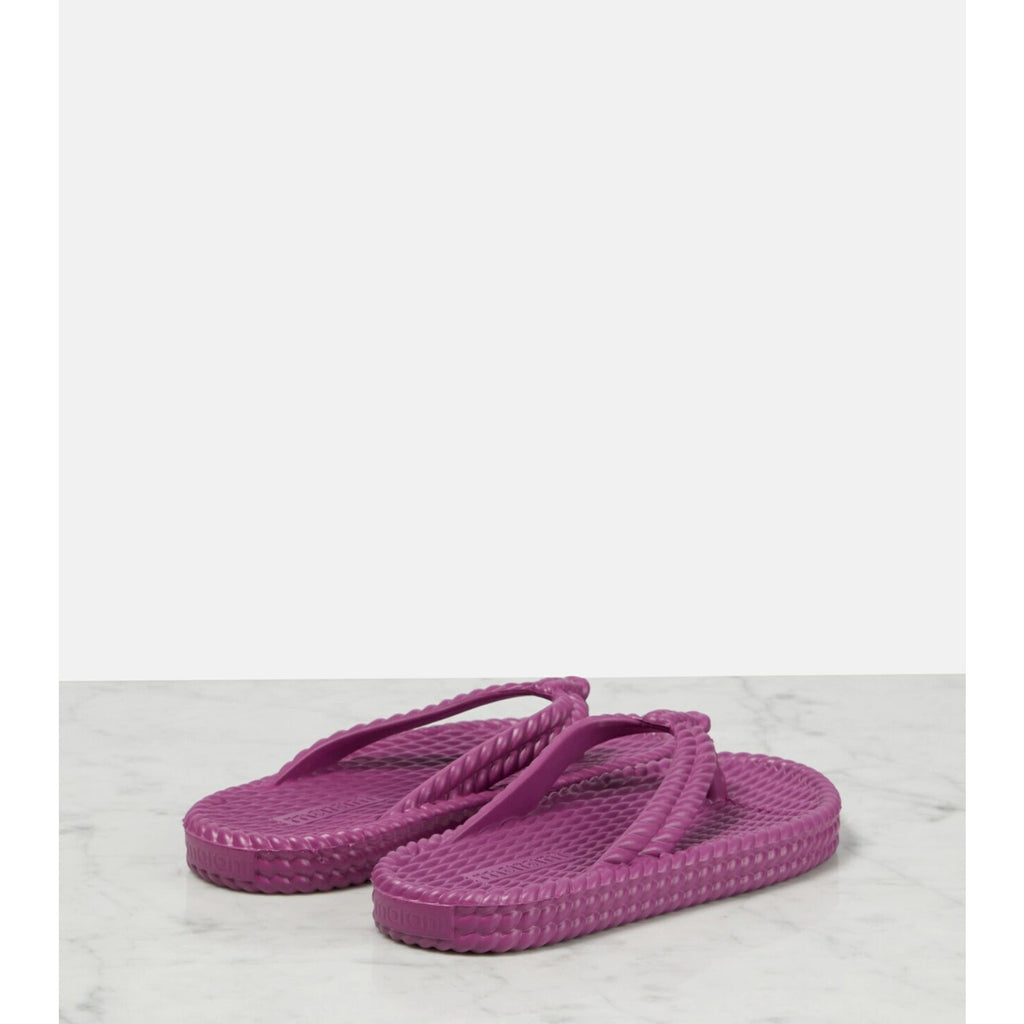 Fira Weave-effect Thong Sandals