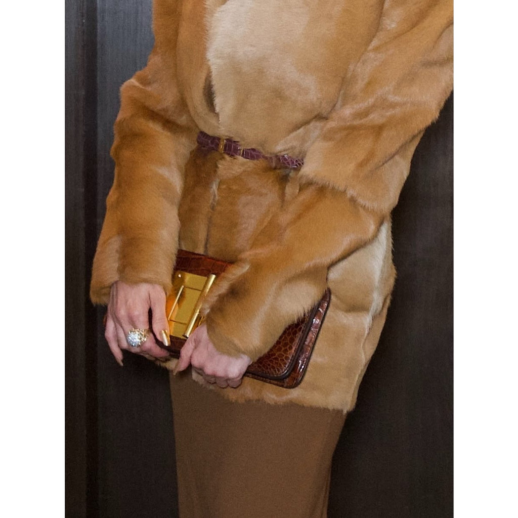 Hourglass Fur-effect Blazer