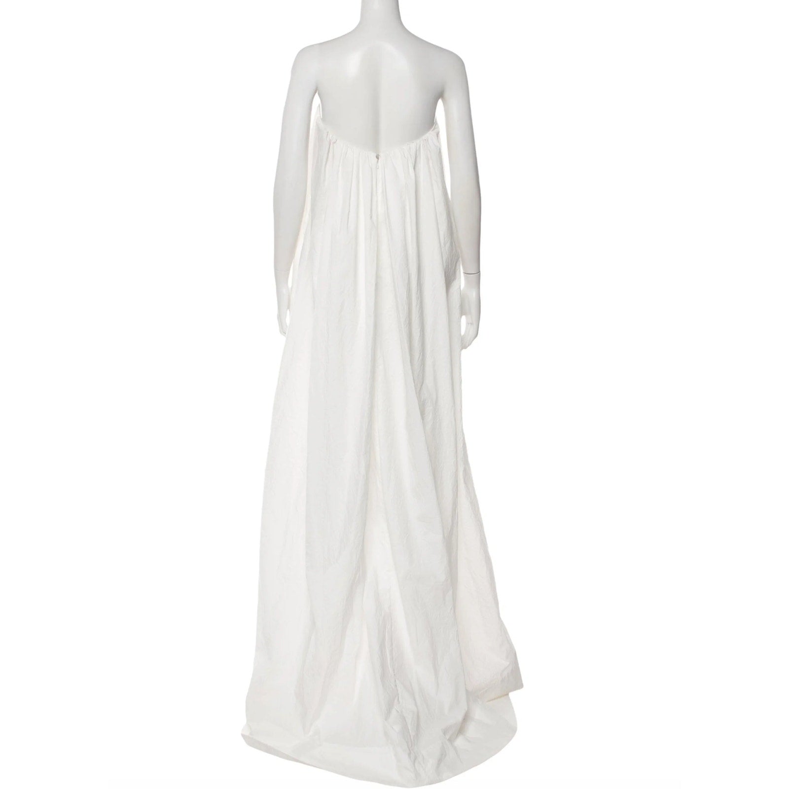 Crinkle Pleated Gown