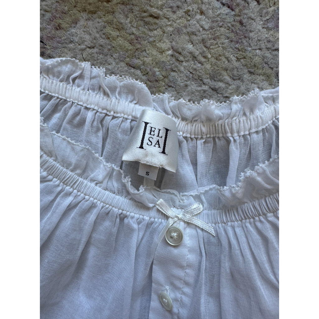 Voile Camisette Top & Cheeky Shorts SET