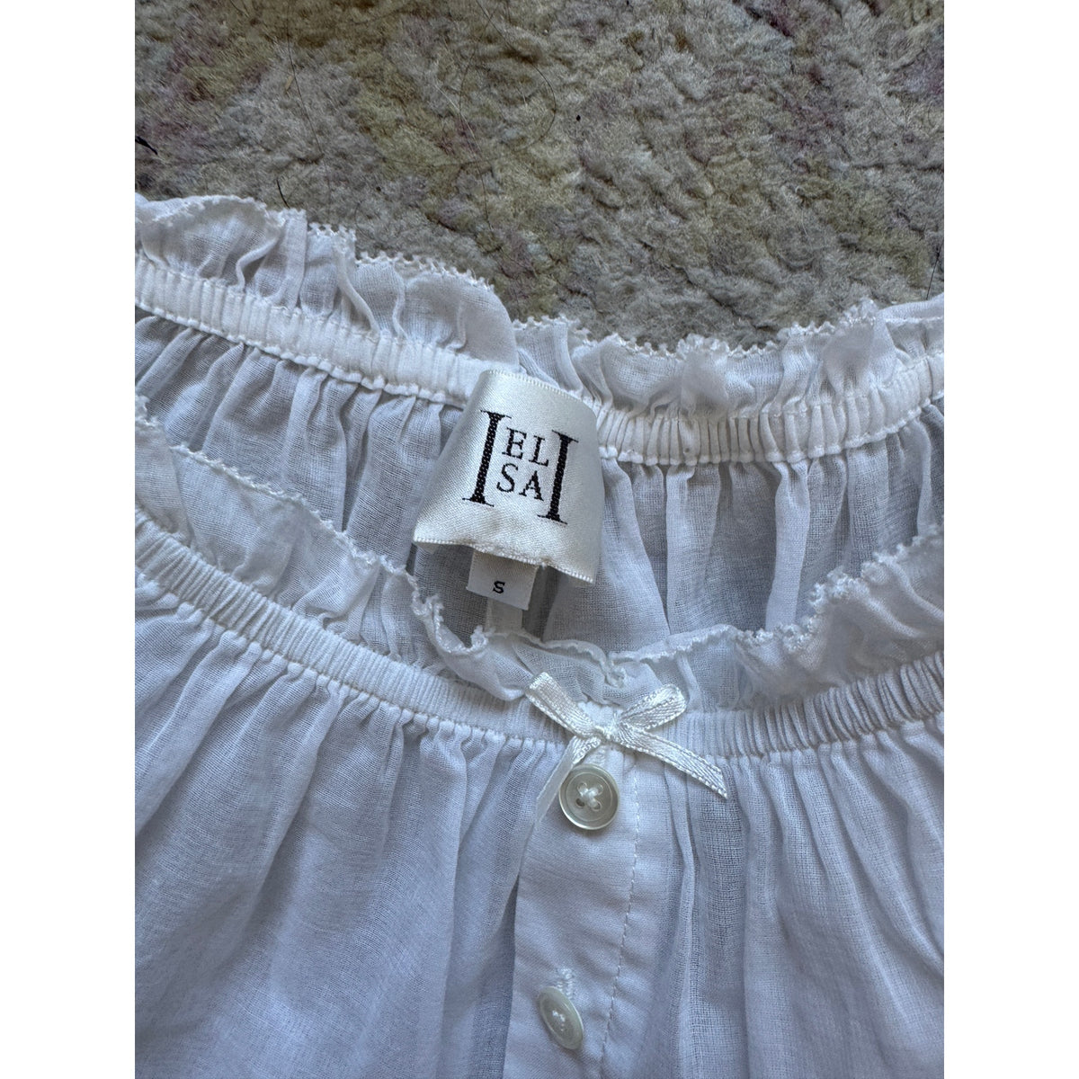 Voile Camisette Top & Cheeky Shorts SET