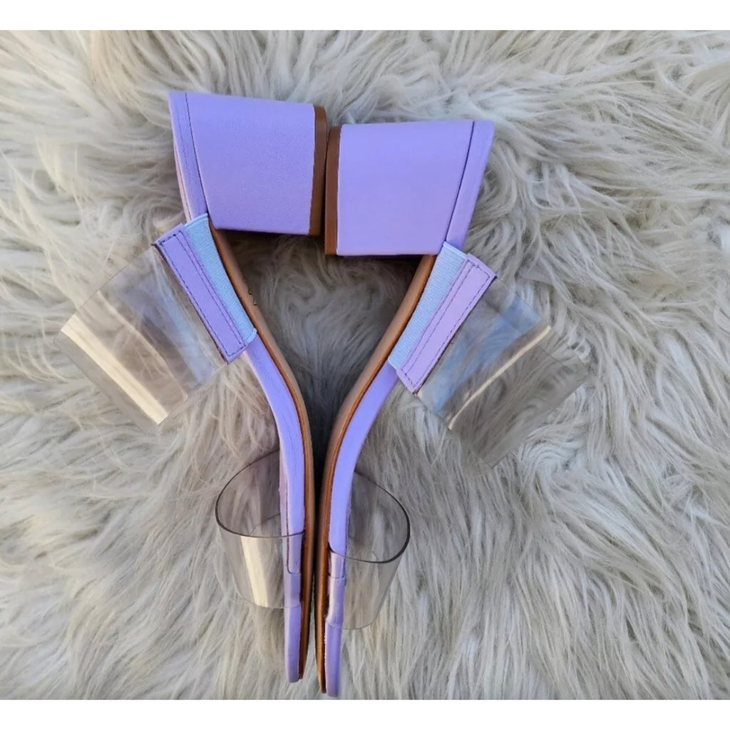 Victorie Nappa Leather & Vinyl Sandal