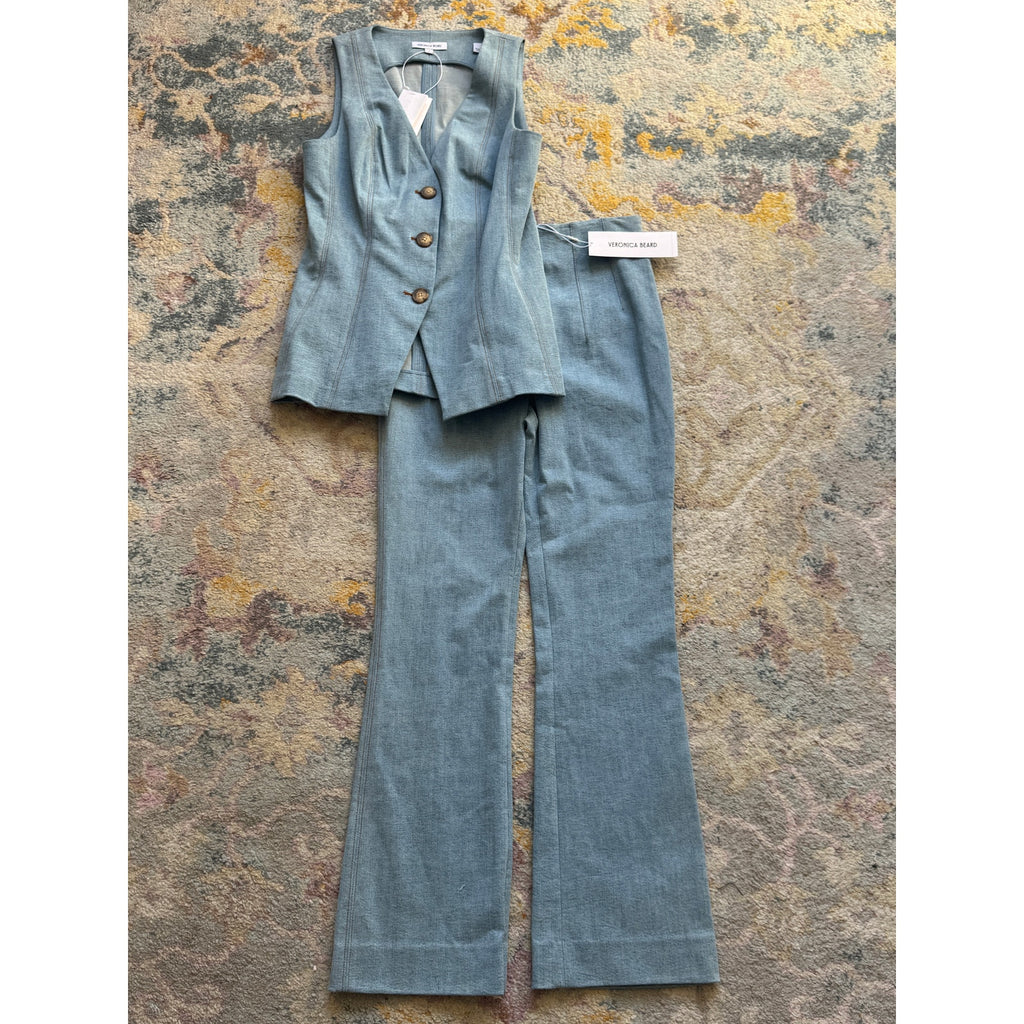 Avalina Denim Vest & Hawthorne Pant SET