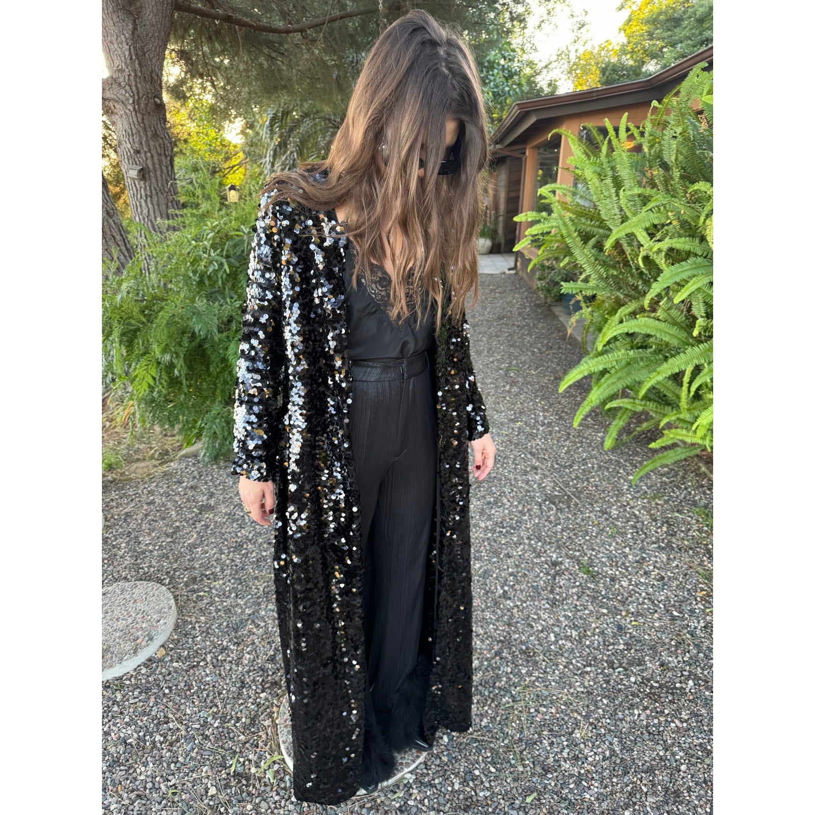 Morgan Sequin Coat
