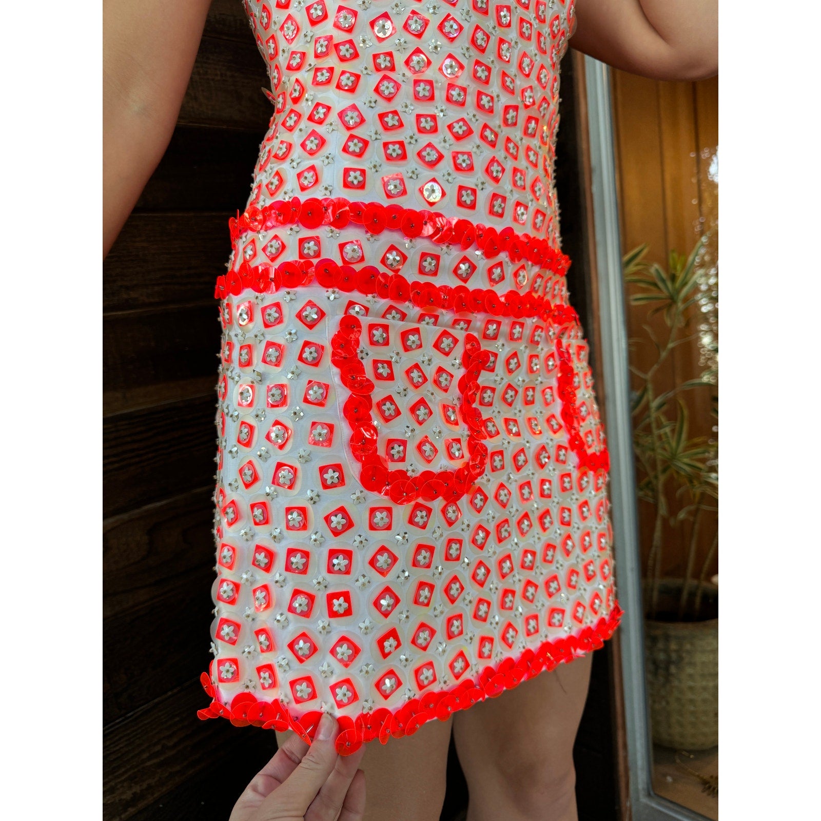 Retro Runway Floral Mod Mini Dress