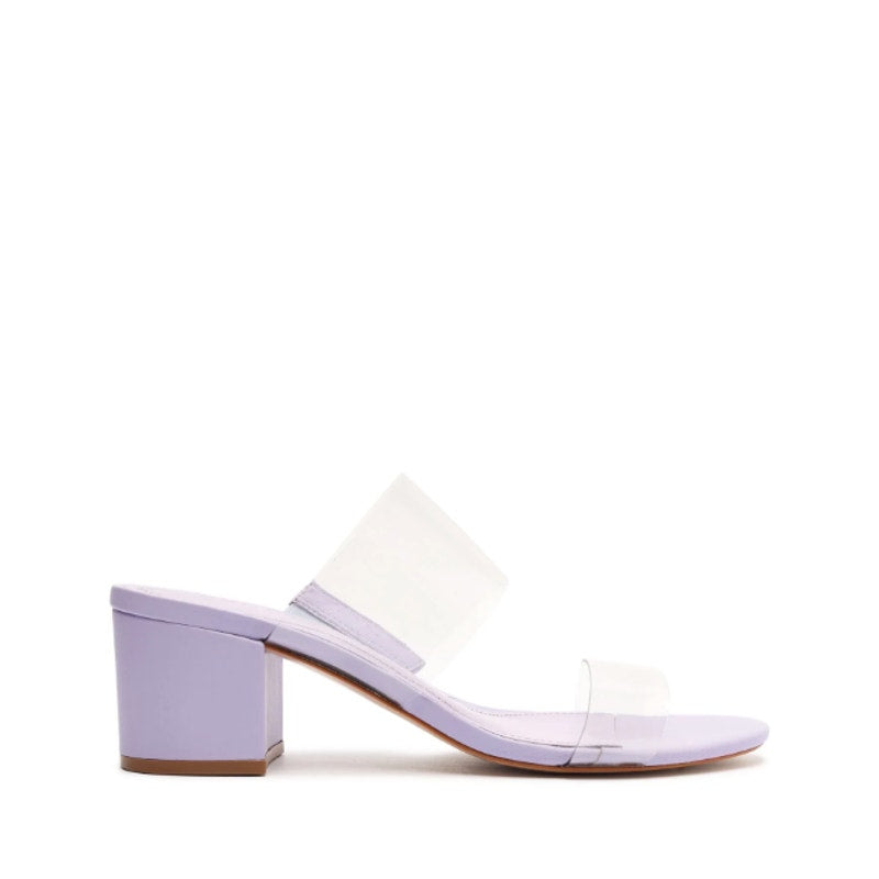 Victorie Nappa Leather & Vinyl Sandal