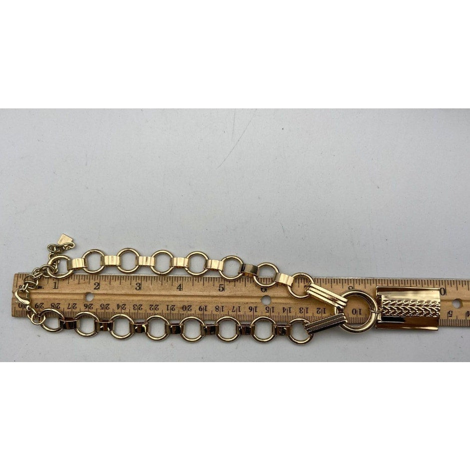 Elisa Gold Tone Chain Necklace w/ Pendant