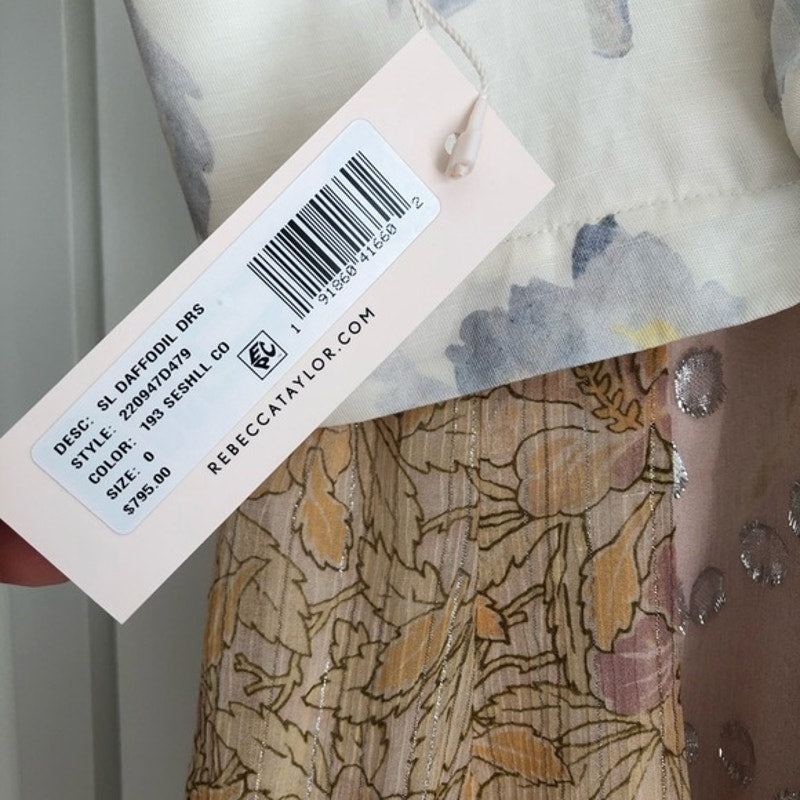 Sleeveless Daffodil Shimmer Maxi Dress