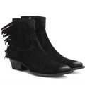 Lukas Black Heeled Ankle Boot