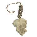 Handwoven Shell & Macrame Hanging Ornament