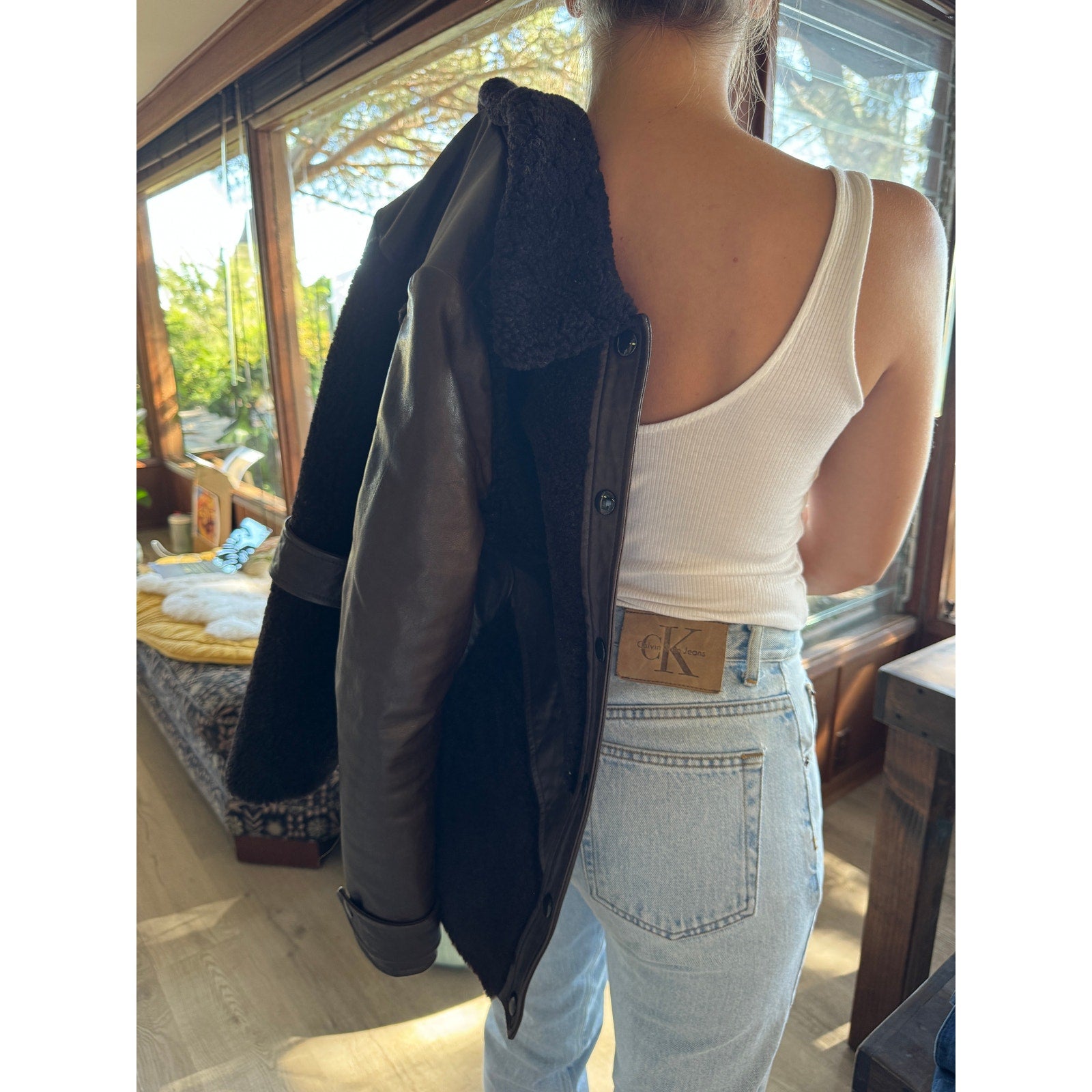 Veste Wilson Jacket in Marron Fonce