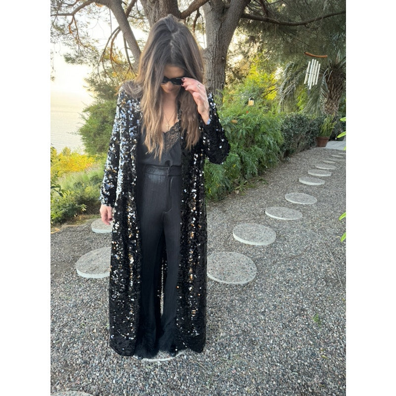 Morgan Sequin Coat