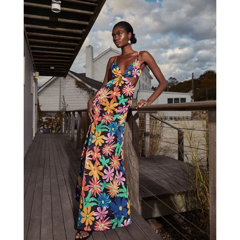Aster Cut Out Maxi Dress