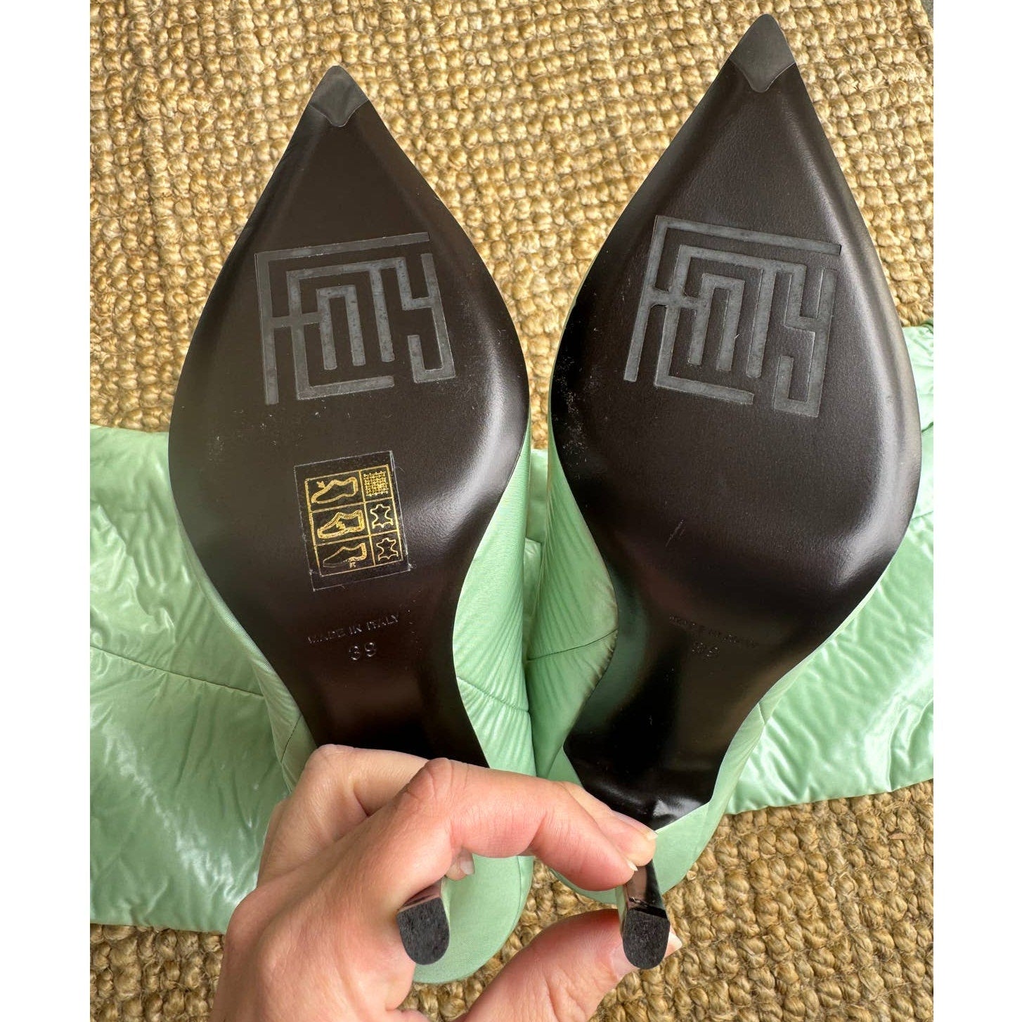 Puffer Cuffed Synthetic Boots