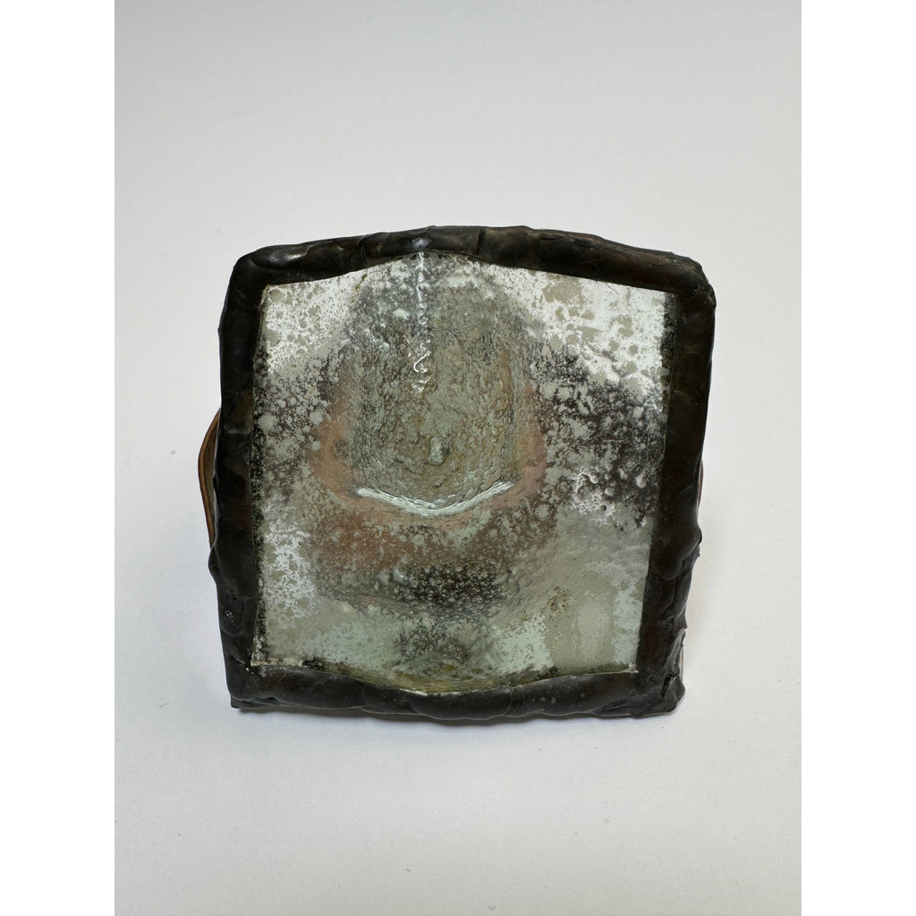 Handcrafted Glass & Copper Candle Holders