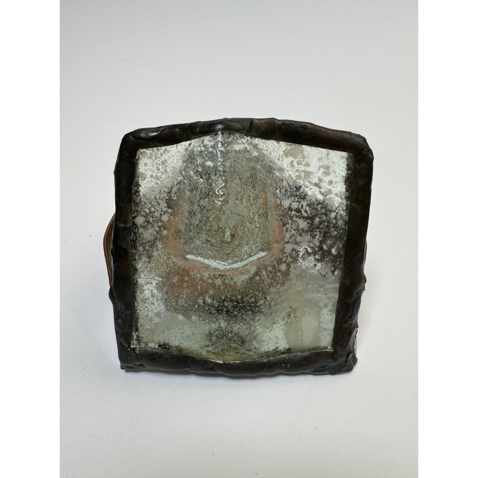 Handcrafted Glass & Copper Candle Holders