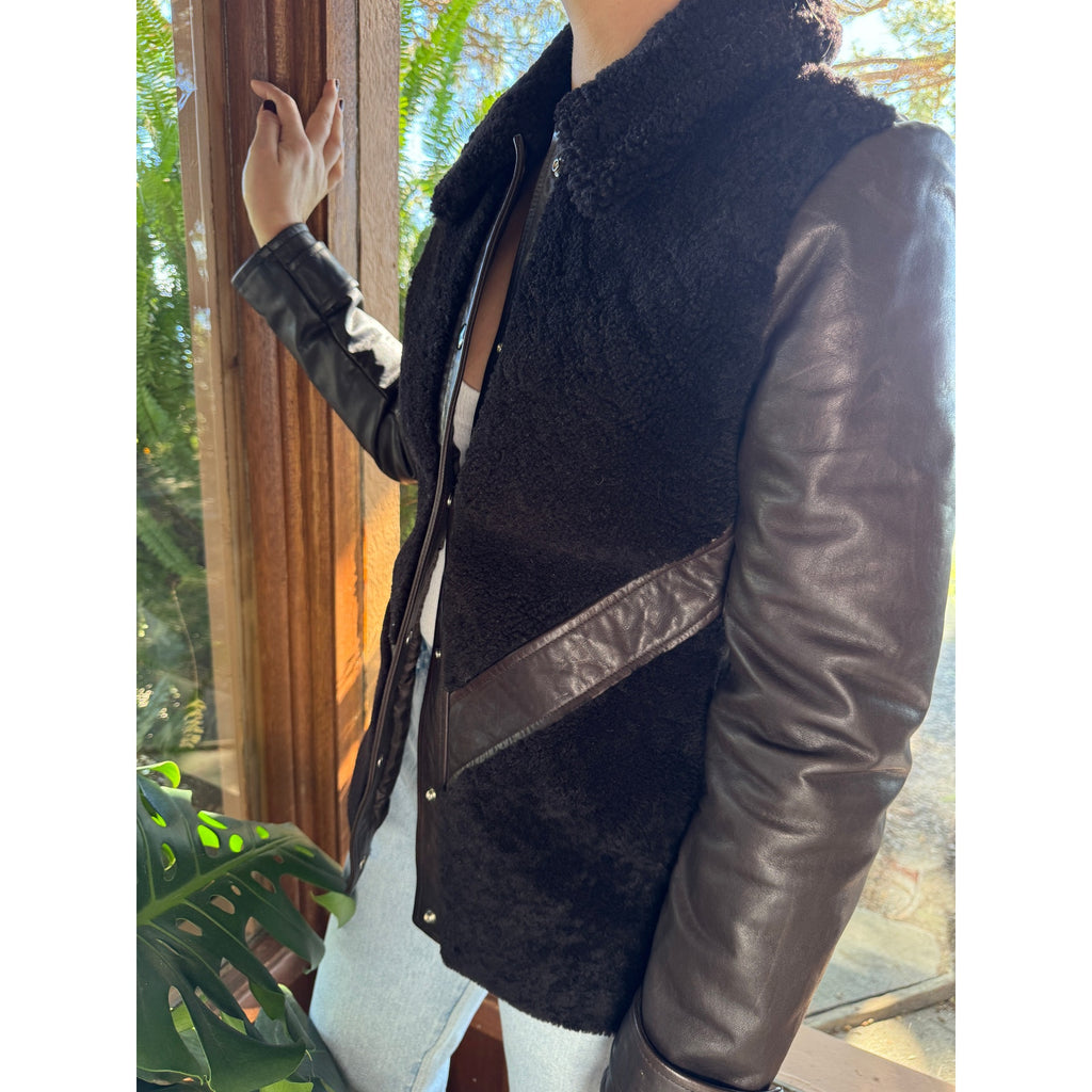 Veste Wilson Jacket in Marron Fonce