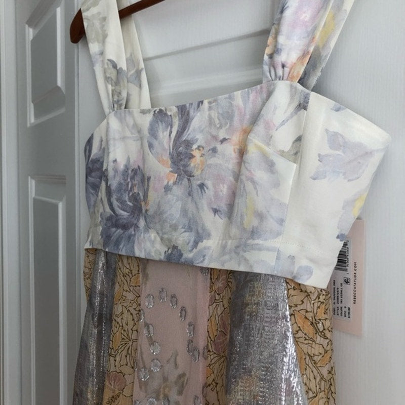 Sleeveless Daffodil Shimmer Maxi Dress