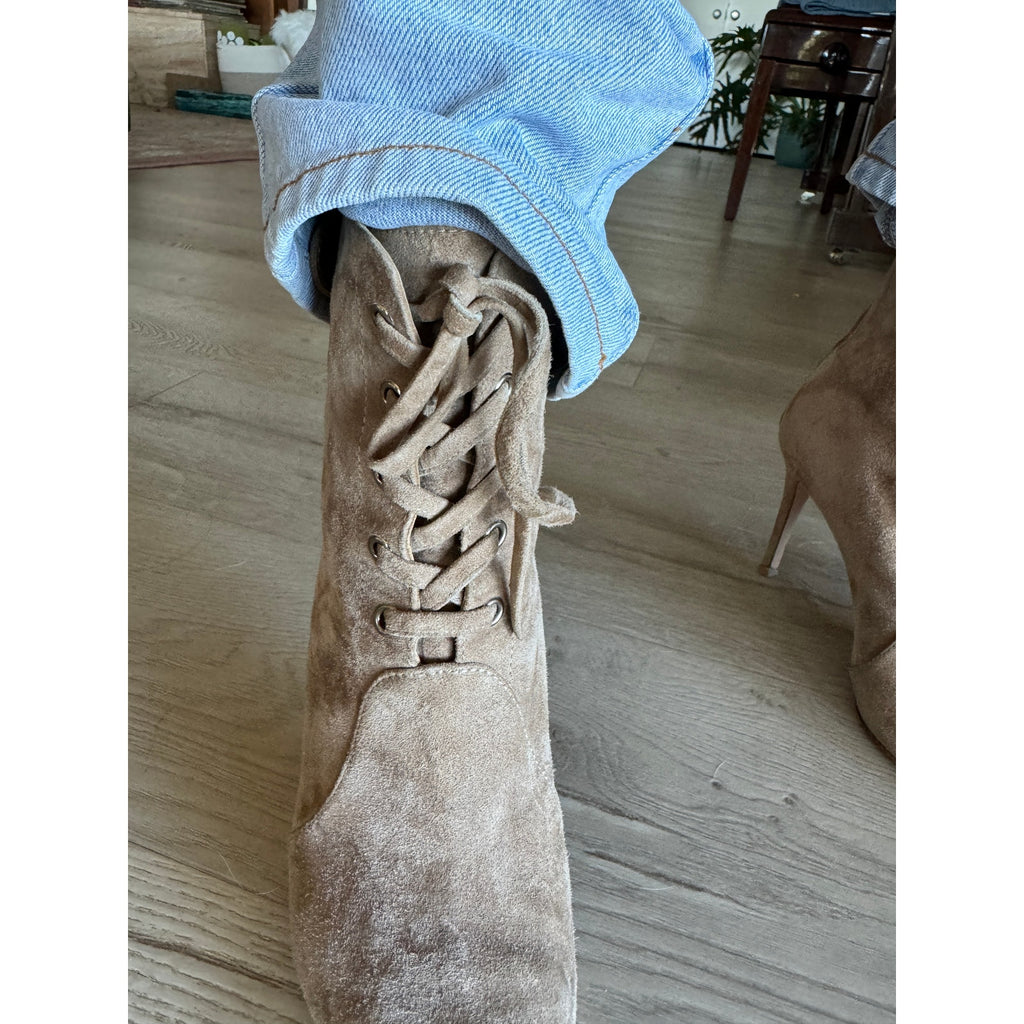 Suede Ankle Booties