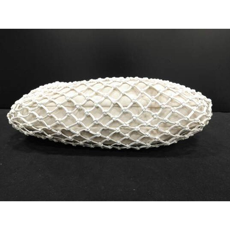 Large Luna Open-knit Netted Vegan Shoulder Bag