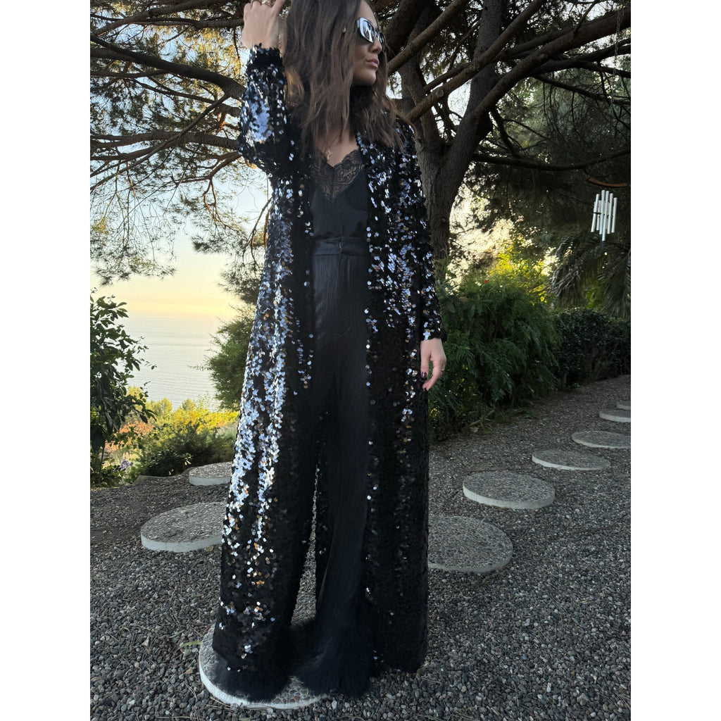 Morgan Sequin Coat