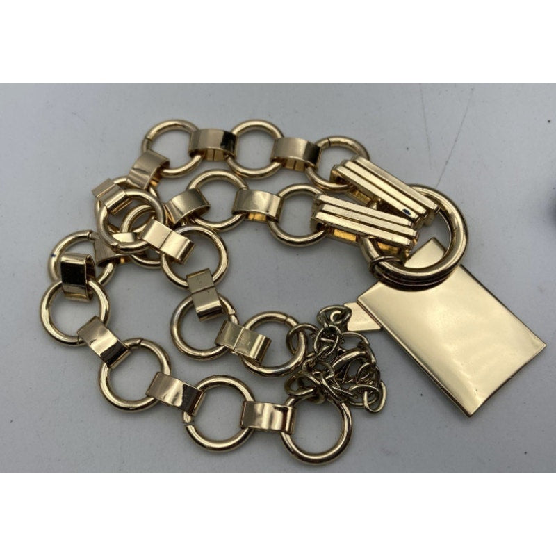 Elisa Gold Tone Chain Necklace w/ Pendant