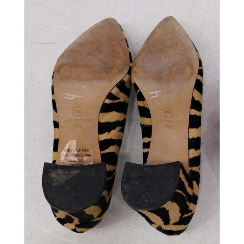 Animal Print Heels with Rhinestone